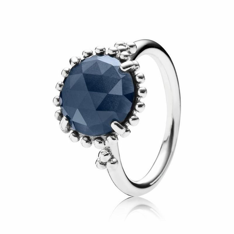 Pandora Midnight Star Stackable Ring NZ Sale, Sterling Silver (690573-CMH)